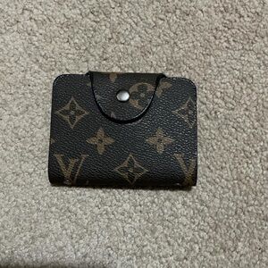 Luxury Black and Brown Monogram Wallet